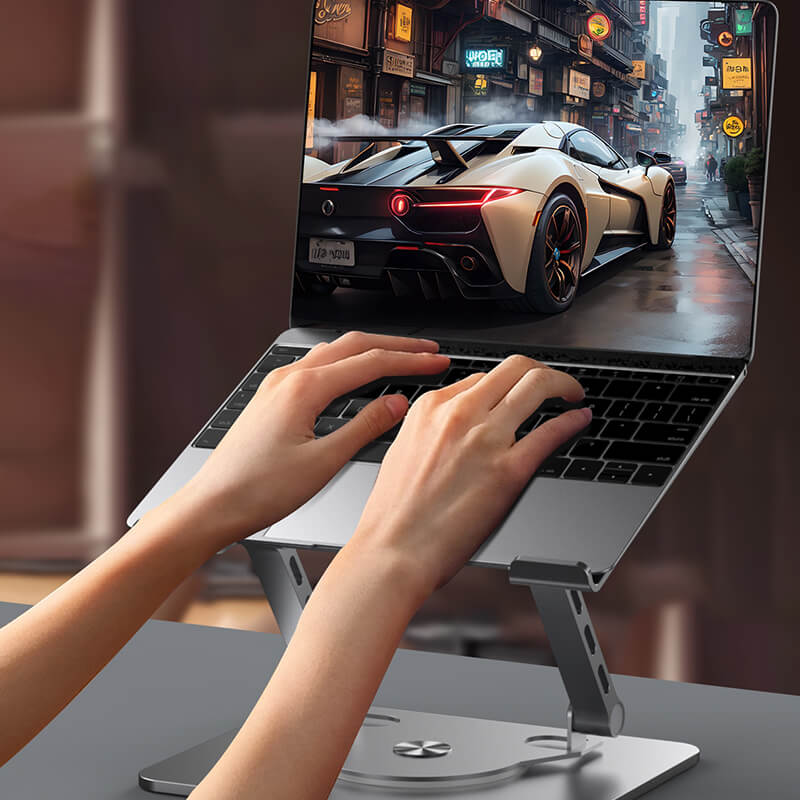 Support Ergonomique Renforcé pour Tablettes & Ordinateurs Portables