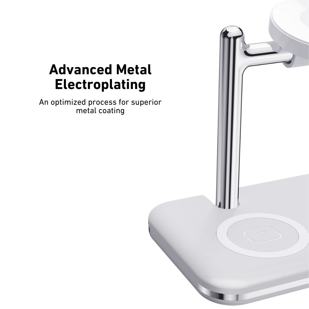 Chargeur Duo Apple – Support compact 2-en-1 pour iPhone, Apple Watch et AirPods
