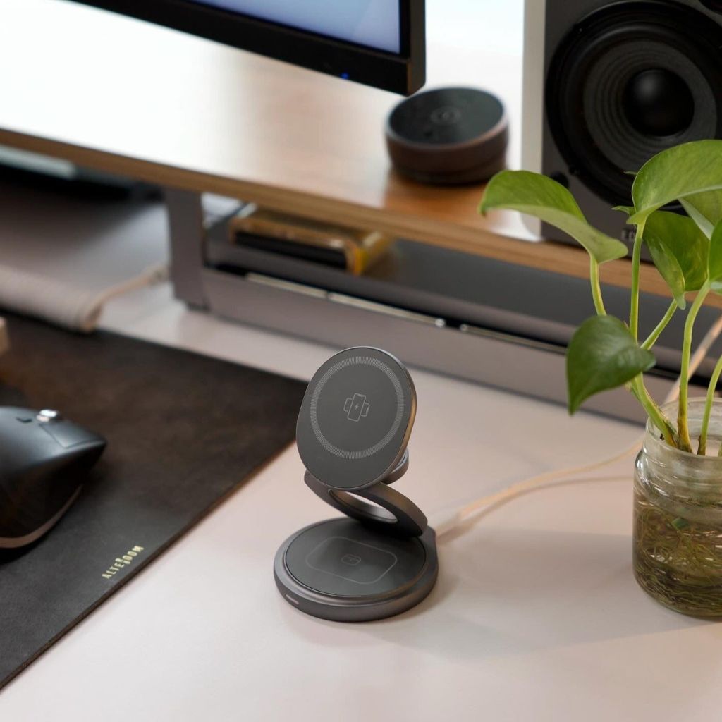 Paristeck MagFold Twist Qi2 – Station de Charge 3-en-1 Pliable et Magnétique