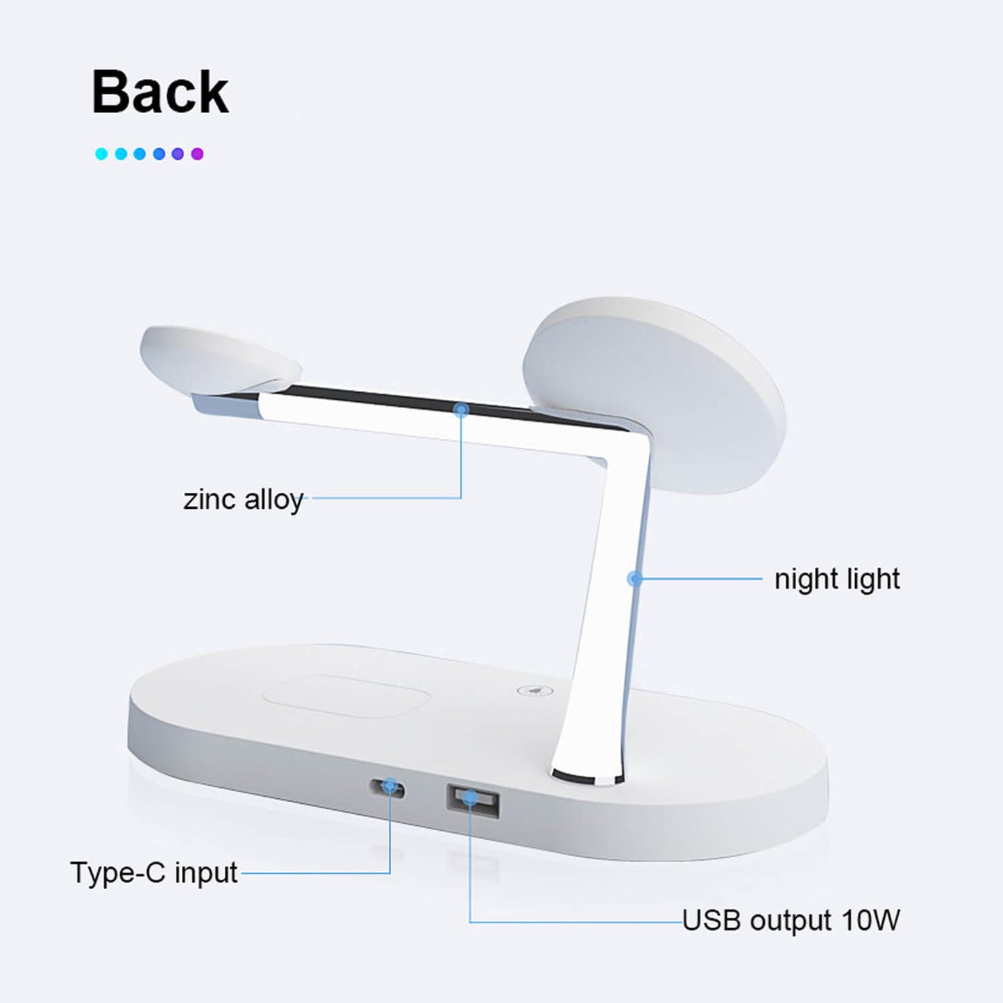 Station de Charge Sans Fil 5-en-1 MagSafe – Smartphone, Apple Watch et AirPods