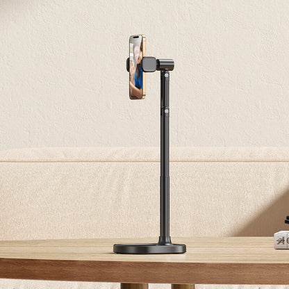 Support Téléphone Bureau Paristeck Mobie – Rotation 360°, Base Discrète et Structure en Aluminium