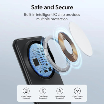 Chargeur sans fil magnétique 2-en-1 – Recharge rapide pour iPhone et AirPods