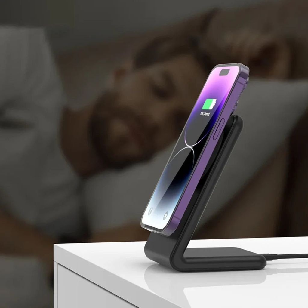 Chargeur sans fil magnétique 2-en-1 – Recharge rapide pour iPhone et AirPods