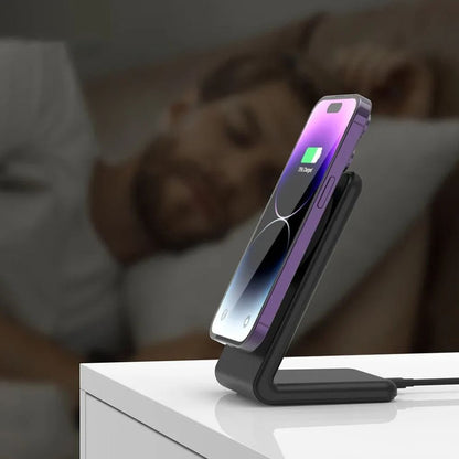 Chargeur sans fil magnétique 2-en-1 – Recharge rapide pour iPhone et AirPods