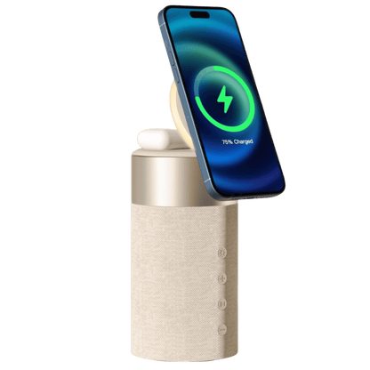 Enceinte Bluetooth 2-en-1 – Son puissant et recharge rapide pour vos appareils