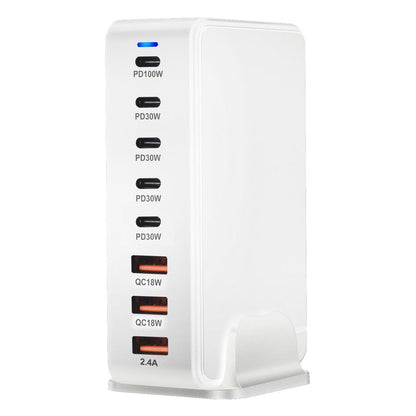 Chargeur GaN 268W à 8 ports – Puissance maximale pour smartphones, tablettes et ordinateurs
