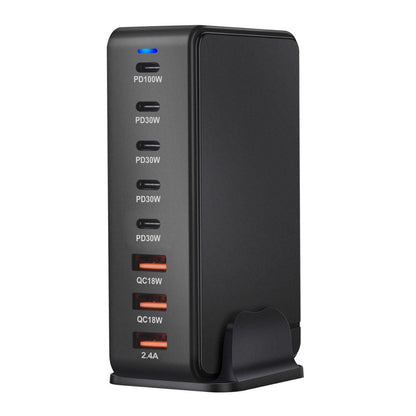 Chargeur GaN 268W à 8 ports – Puissance maximale pour smartphones, tablettes et ordinateurs