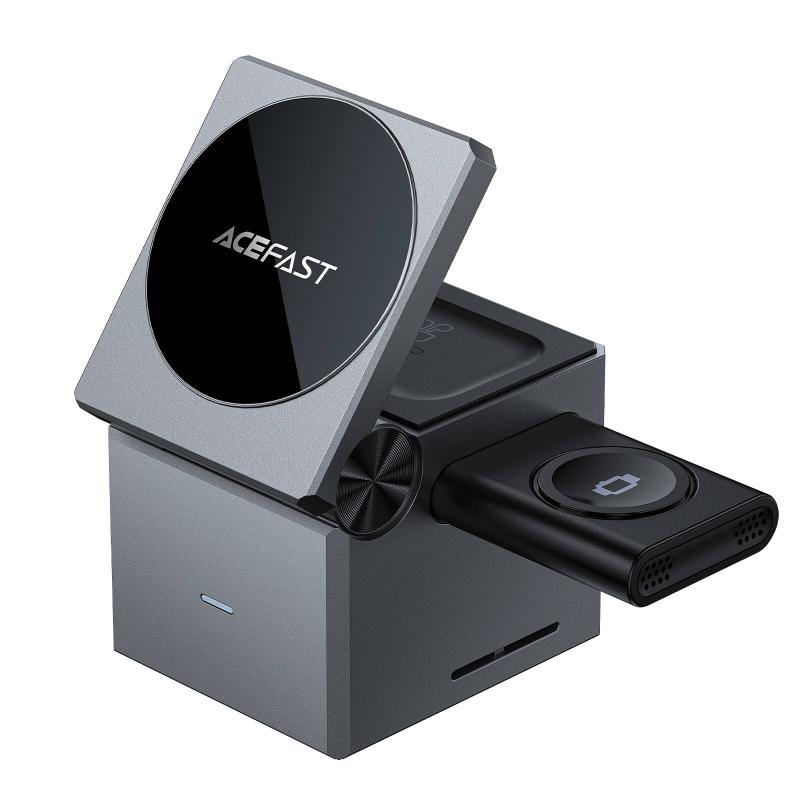 Chargeur Sans Fil Multifonction 3-en-1 iPhone, AirPods et Apple Watch