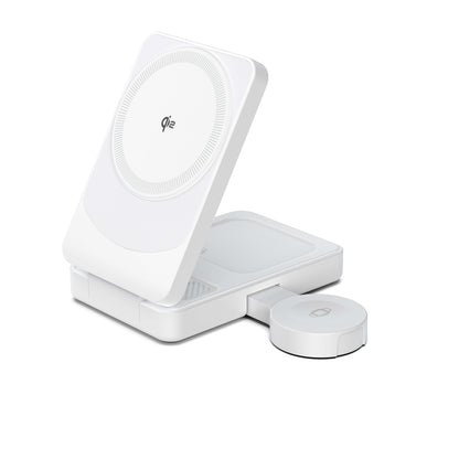 Station de charge Qi2 pliable 3-en-1 – Design compact, performance optimale