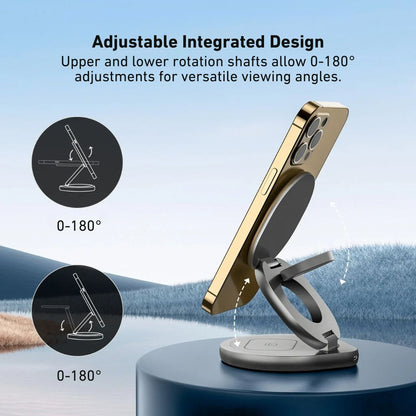 Paristeck MagFold Twist Qi2 – Station de Charge 3-en-1 Pliable et Magnétique