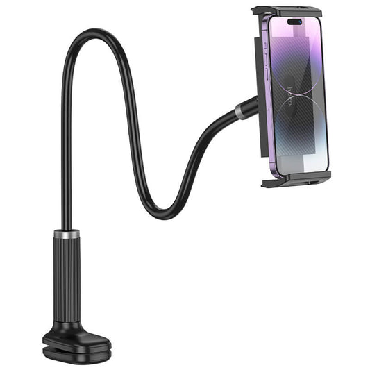 Support de Bureau Rotatif 360° en Alliage d’Aluminium pour Smartphone et Tablette
