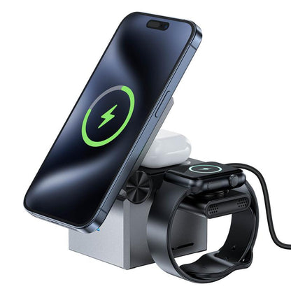 Chargeur Sans Fil Multifonction 3-en-1 iPhone, AirPods et Apple Watch