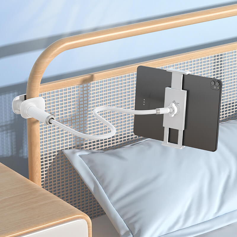 Support de Bureau Rotatif 360° en Alliage d’Aluminium pour Smartphone et Tablette