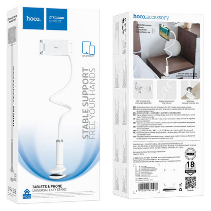 Support de Bureau Rotatif 360° en Alliage d’Aluminium pour Smartphone et Tablette
