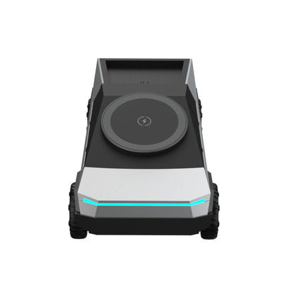 CyberDock 3-en-1 – La station de charge MagSafe futuriste pour iPhone, Apple Watch et AirPods