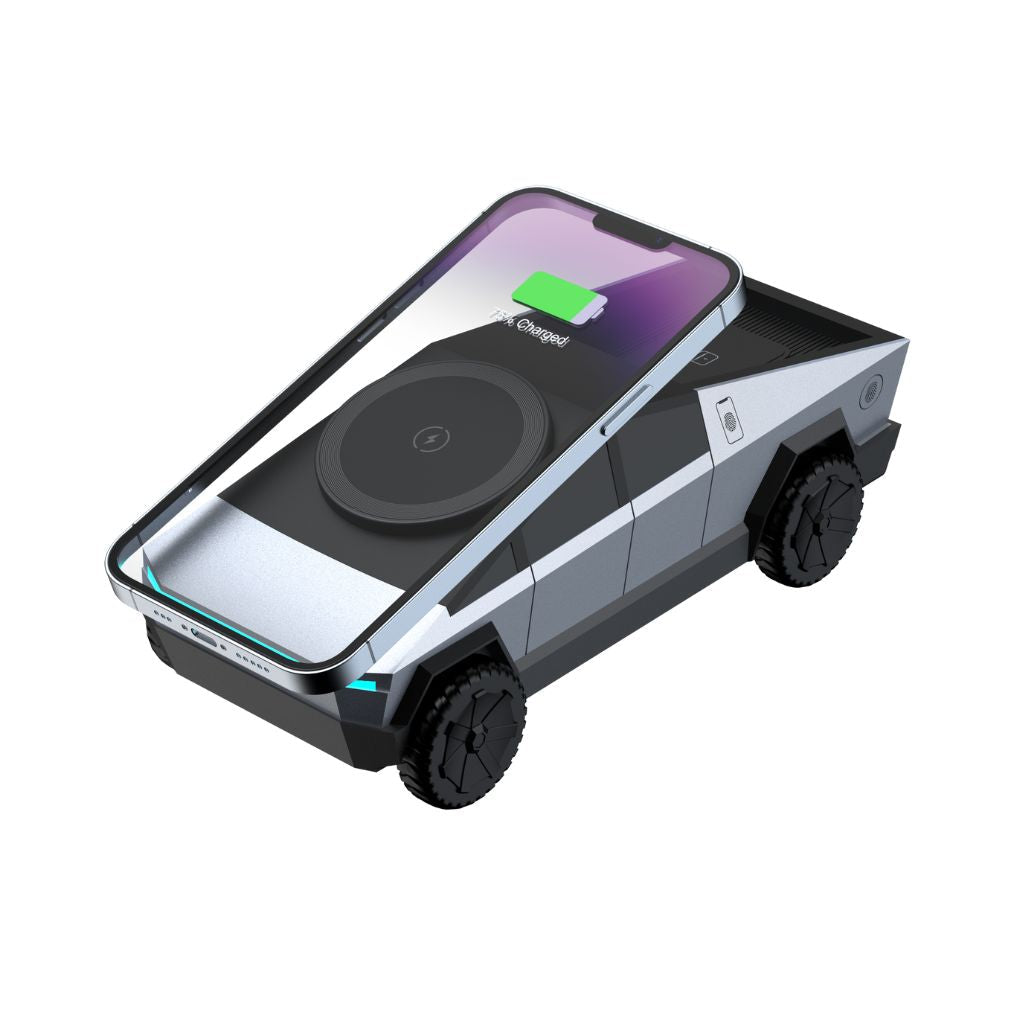 CyberDock 3-en-1 – La station de charge MagSafe futuriste pour iPhone, Apple Watch et AirPods