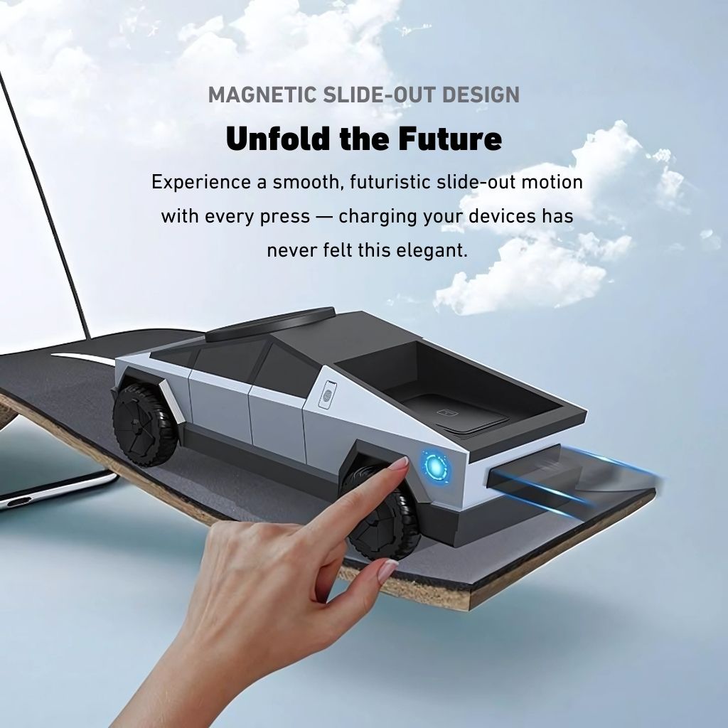 CyberDock 3-en-1 – La station de charge MagSafe futuriste pour iPhone, Apple Watch et AirPods