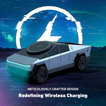 CyberDock 3-en-1 – La station de charge MagSafe futuriste pour iPhone, Apple Watch et AirPods