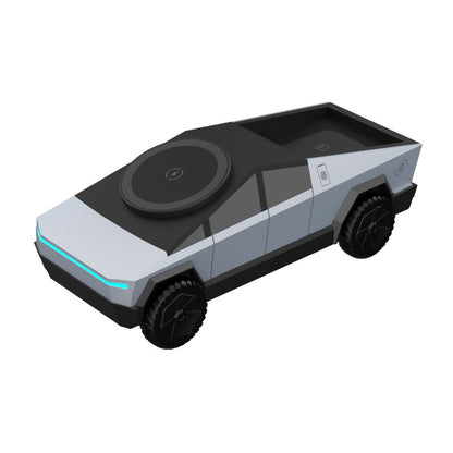 CyberDock 3-en-1 – La station de charge MagSafe futuriste pour iPhone, Apple Watch et AirPods