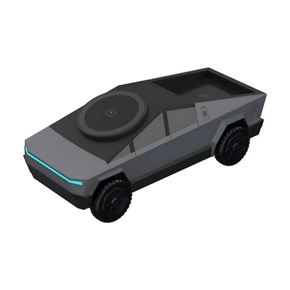 CyberDock 3-en-1 – La station de charge MagSafe futuriste pour iPhone, Apple Watch et AirPods