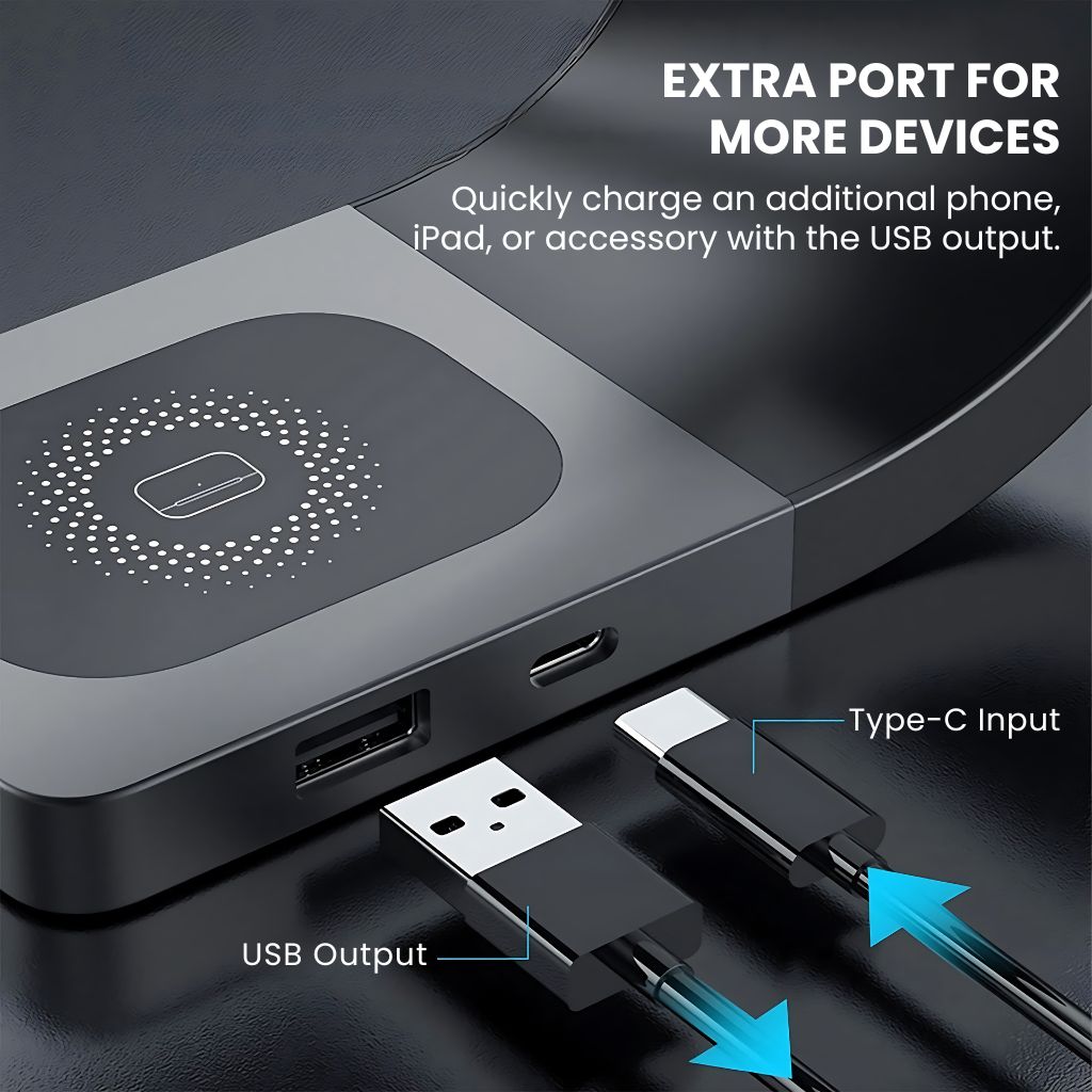 Dock Magnétique Multi-Appareils pour iPhone et Samsung