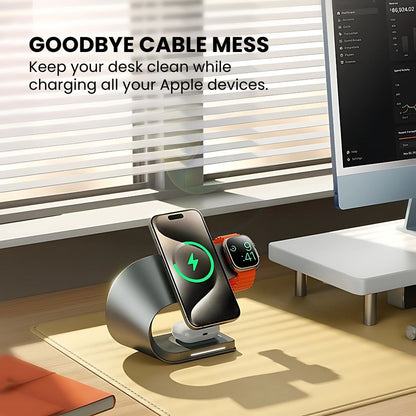Dock Magnétique Multi-Appareils pour iPhone et Samsung