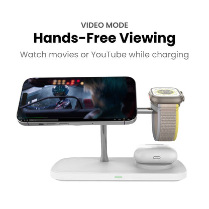 Station de charge 3-en-1 Qi2 – Recharge rapide et sécurisée pour vos appareils