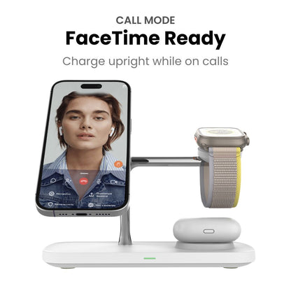 Station de charge 3-en-1 Qi2 – Recharge rapide et sécurisée pour vos appareils