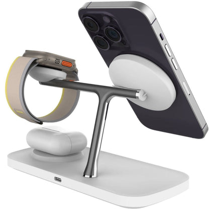 Station de charge 3-en-1 Qi2 – Recharge rapide et sécurisée pour vos appareils