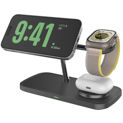 Station de charge 3-en-1 Qi2 – Recharge rapide et sécurisée pour vos appareils