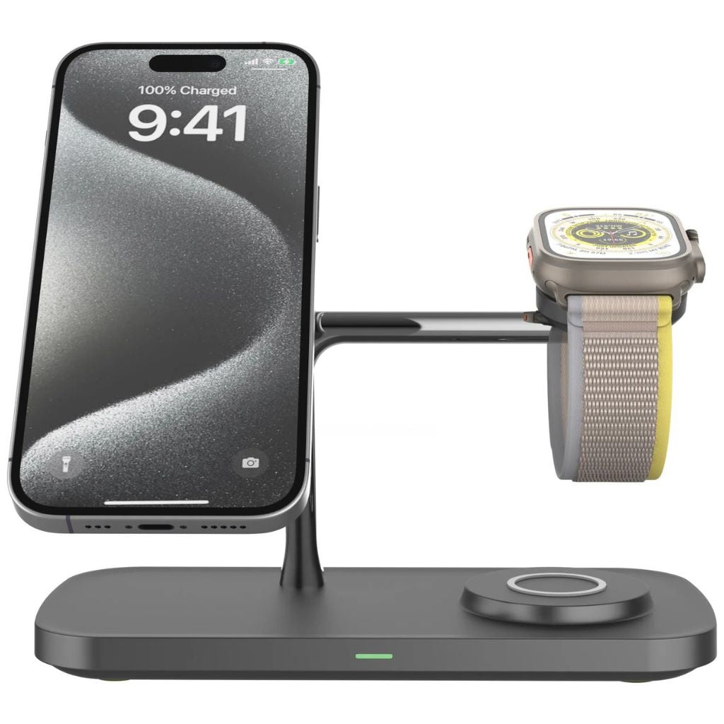 Station de charge 3-en-1 Qi2 – Recharge rapide et sécurisée pour vos appareils