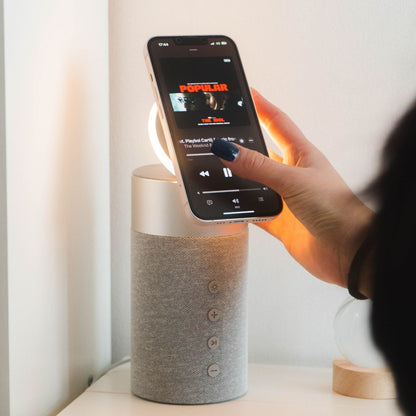 Enceinte Bluetooth 2-en-1 – Son puissant et recharge rapide pour vos appareils