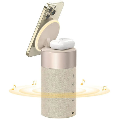 Enceinte Bluetooth 2-en-1 – Son puissant et recharge rapide pour vos appareils